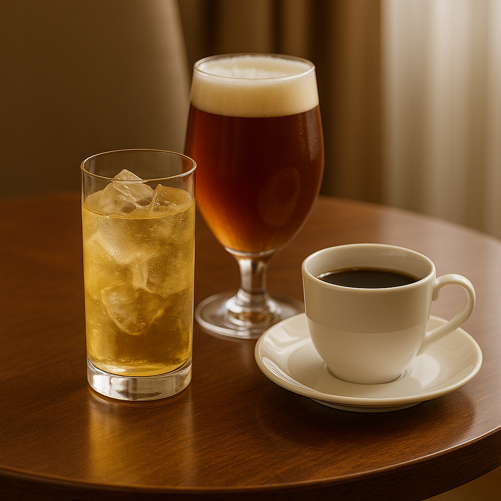 음료 및 맥주 무상 제공